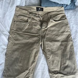 7 for all mankind khaki pants